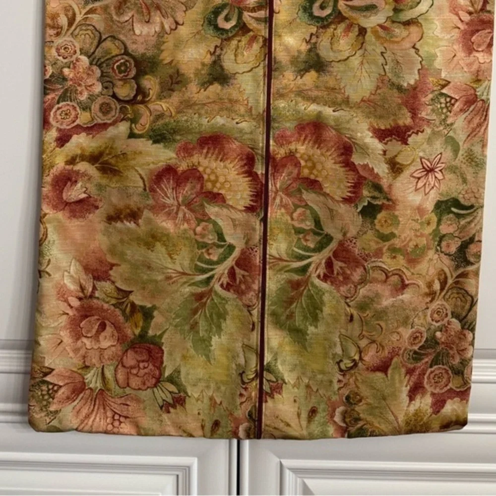 Vtg Zippered Floral Protective Garment Bag for Tops, Shirts, Suits on Hangers